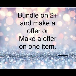 Bundle on 2+ and make a offer or make a offer🛍🎁